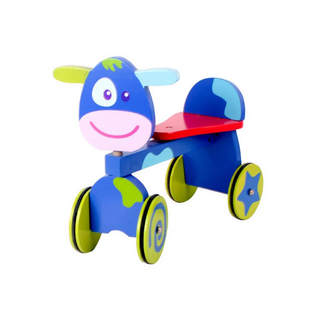 Free love Wooden high grade riding toys Take bus ride to children's