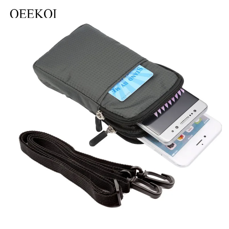 

OEEKOI Multi-Function Belt Clip Sport Bag Pouch Case for Moto G7 Plus