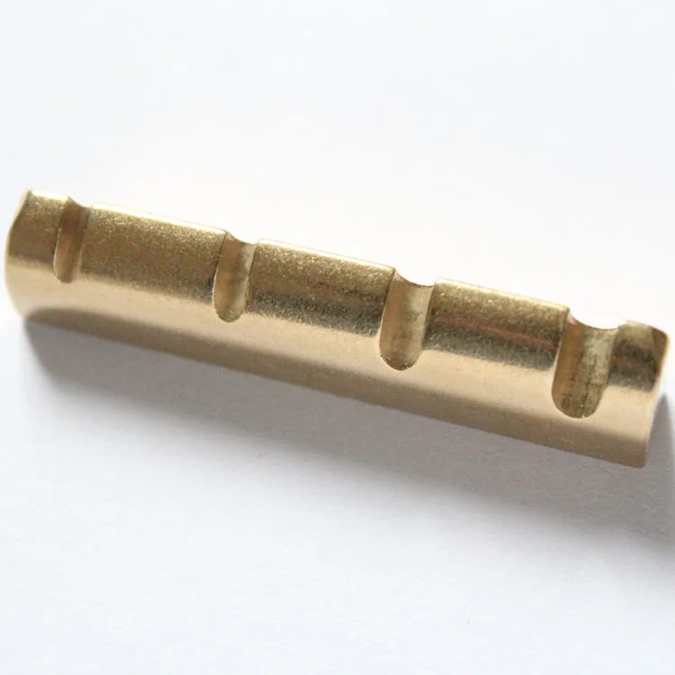 One pcs Brass Bass Nut Sized 43.1x5.7x 9.2mm for Bass From Koreabass
