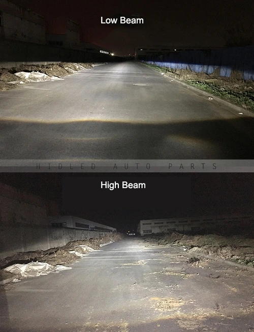 high and low beams for led projector headlights