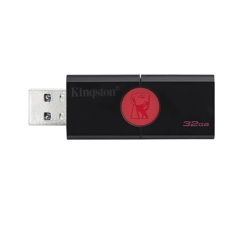 [Плаза] kingston technology DataTraveler 106 32 GB pendrive 3 0 (3 1 Gen 1) разъем usb type A Slide черный красный|USB