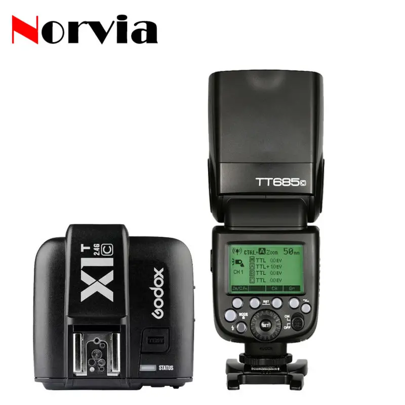 Godox TT685 TT685C Speedlite X1T C Transmitter Trigger TTL For Canon