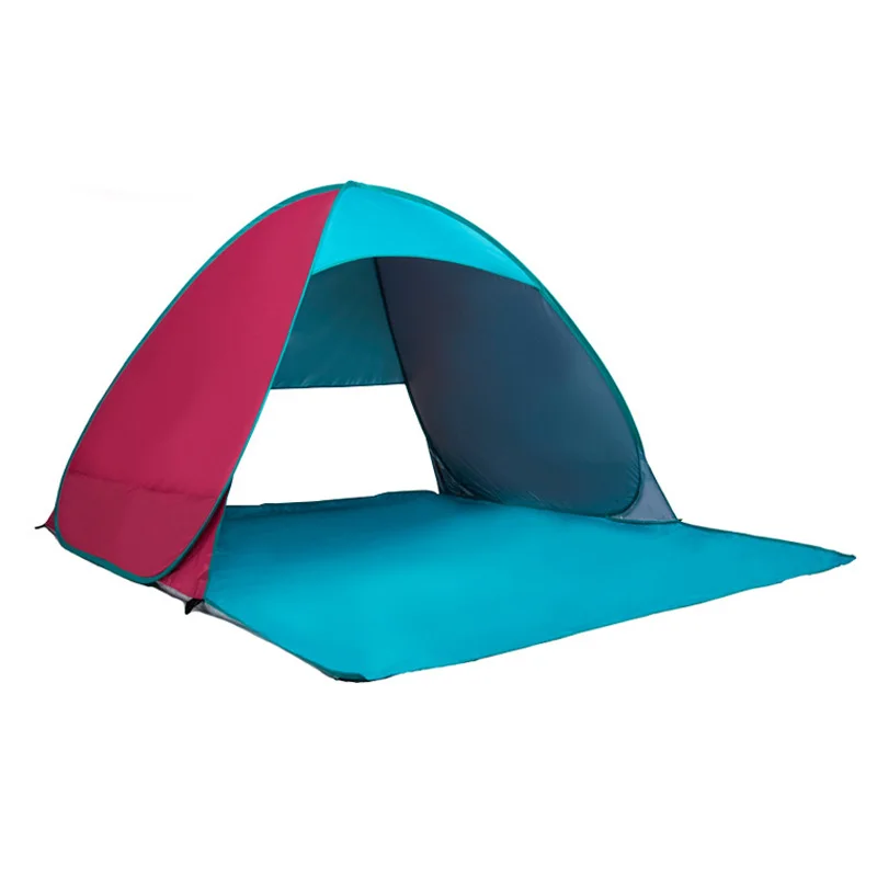 Пляжная палатка Ультралайт складной всплывающая Автоматическая открытая палатка семья туристическое надувное кресло анти-УФ полностью солнце тентовые палатки Открытый Кемпинг