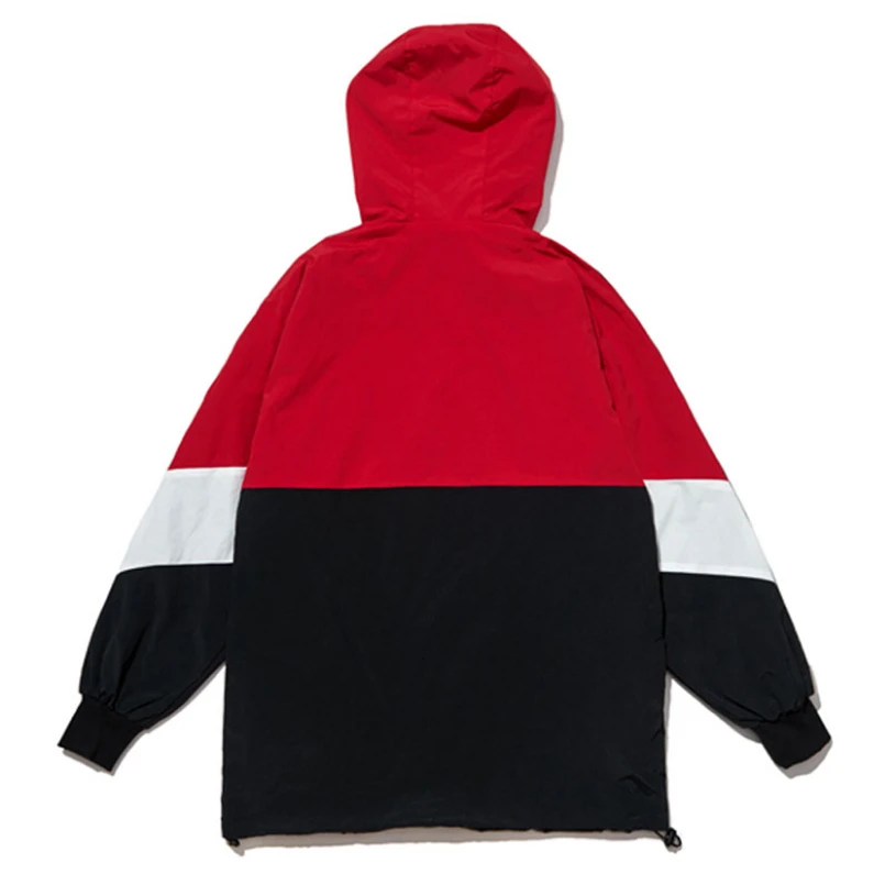 Patchwork Coats Color Block Pullover Hooded Jackets 2018 Autumn Zipper Tracksuit Casual Jacket Coats Hip Hop Male Streetwear Patchwork Coats Color Block Pullover Hooded Jackets 2018 Autumn Zipper Tracksuit Casual Jacket Coats Hip Hop Male Streetwear