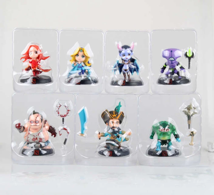  Chanycore Serfdom DOTA 2 Game Figure Pudge Leviathan Crystal Maiden Lina Queen Kunkka Tidehunter PV