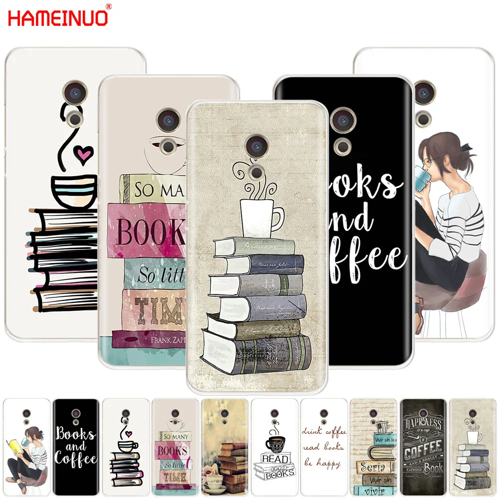 

HAMEINUO Books And Coffee Inverted Mck Print Cover Case for Meizu M6 M5 M5S M2 M3 M3S MX4 MX5 MX6 PRO 6 5 U10 U20 note plus