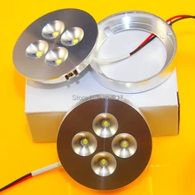 ; 12 Вт CREE 4x3 W светодиодный светильник Светодиодный точечный светильник светодиодный офисный светильник 12 Вт 1200lm 120 градусов AC90-240V/DC12V 20 штук