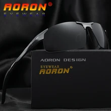 Aoron брендовые дизайнерские поляризованные очки из алюминиево-магниевого сплава, очки для вождения, мужские солнцезащитные очки, аксессуары, мужские очки