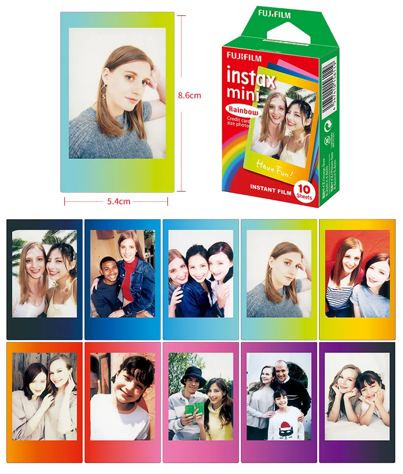 Fujifilm Instax Mini 9 мгновенная печать камера с пленкой фото бумага защита для камеры