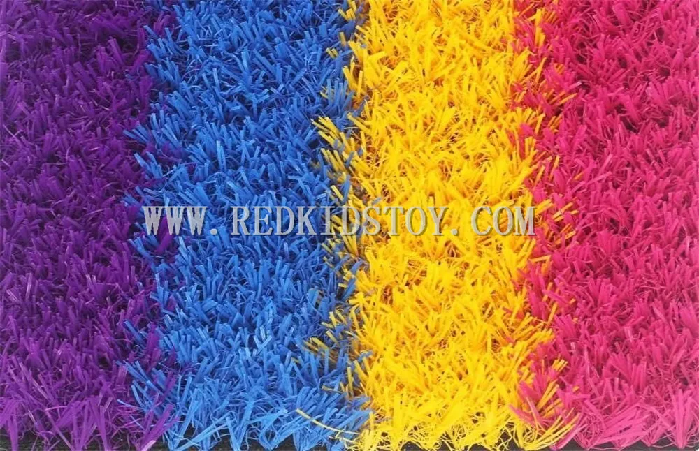 1X1M Exported to Costa Rica Pile Height 25mm 5 Years Quality Colorful Fake Grass for School Runway Anti-UV HZ-2308 | Спорт и
