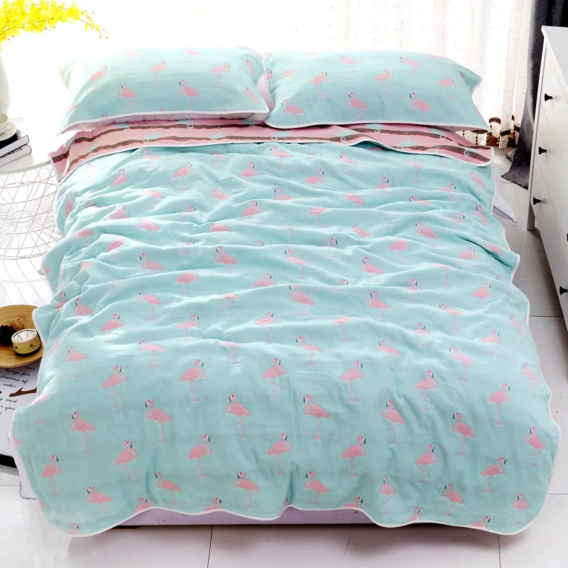 6 Слои марли хлопка мягкие Стёганое одеяло пеленать новорожденного Обёрточная бумага детское одеяло постельные принадлежности диван