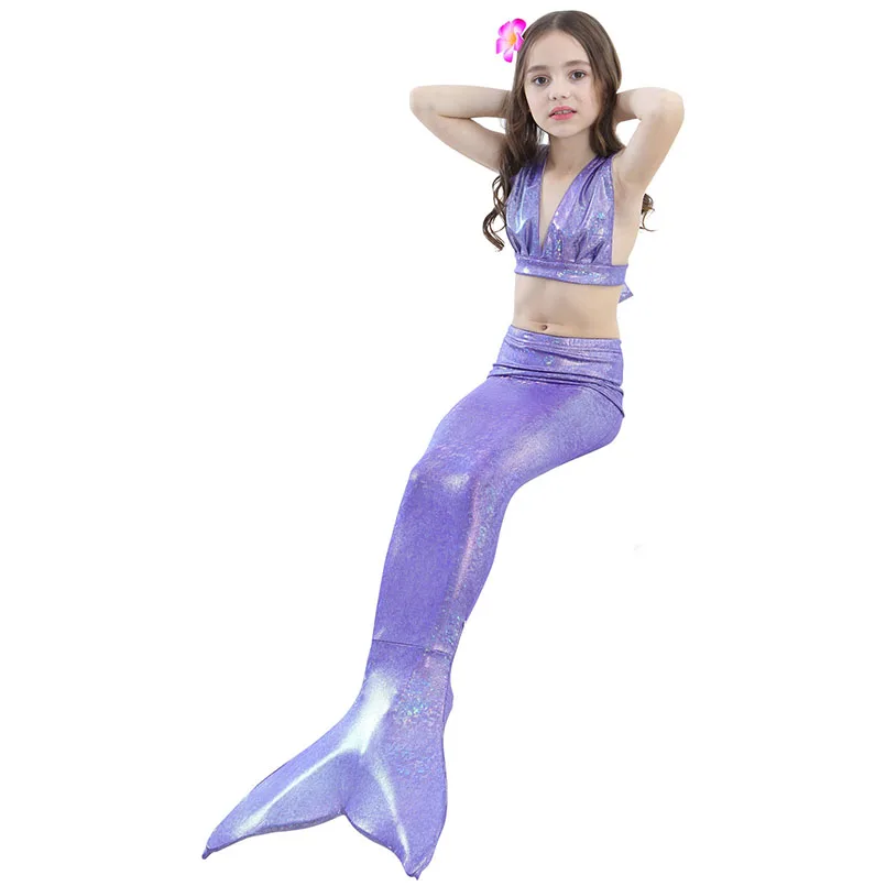 mermaid tails swimwear purple DH17-6