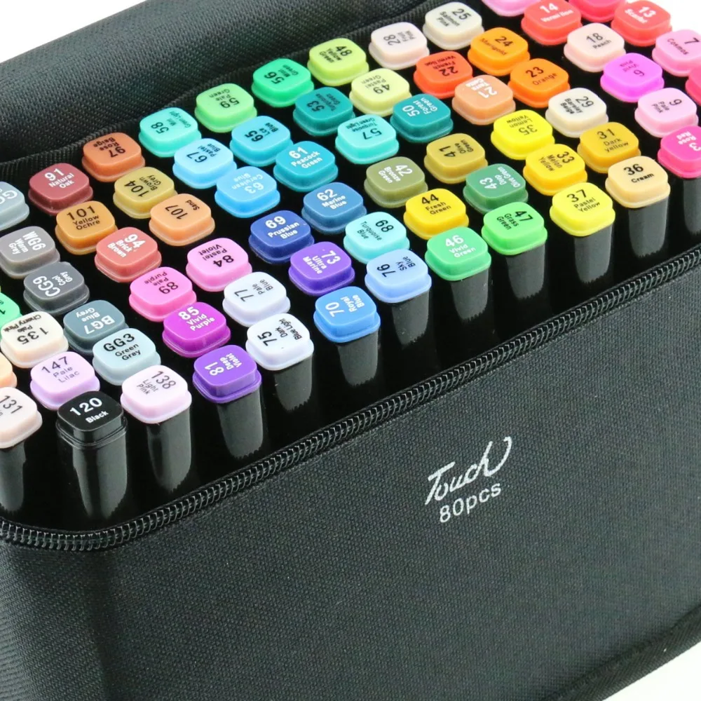 Alcohol 80 Colors Art Markers Standard Colors,Paint Copic Marker