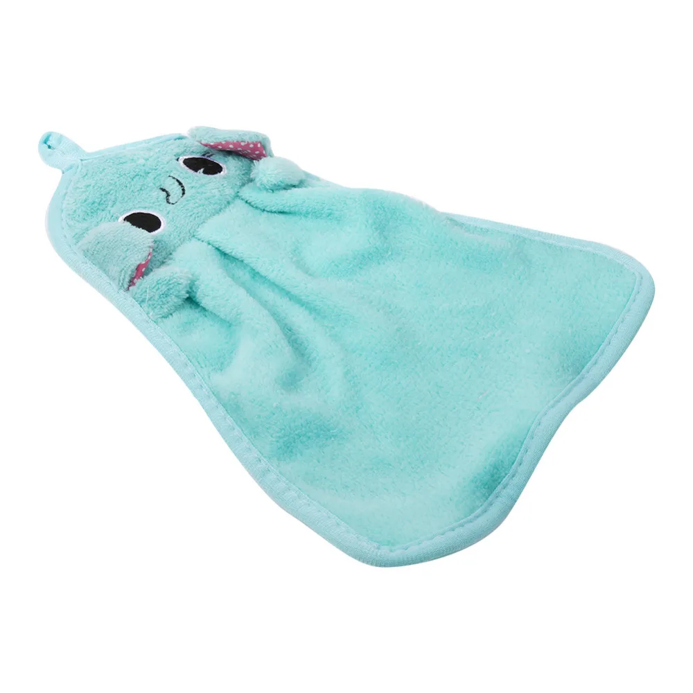 Детское мягкое полотенце для рук, плюшевая ткань, мультяшное животное, полотенце для купания для детей