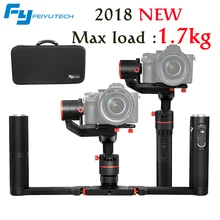 2018 новые feiyutech Feiyu A1000 3 оси обрабатывались Gimbal стабилизатор для A6500 a6300 iPhone 7 x плюс против Zhiyun кран м нагрузка 1.7 кг