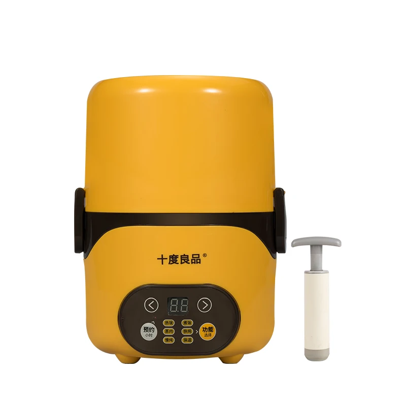 

SD-975 Double Layer Electric Lunch Box Reservation Timing Pluggable Heating Lunch Box Insulation Steaming Rice Cooker