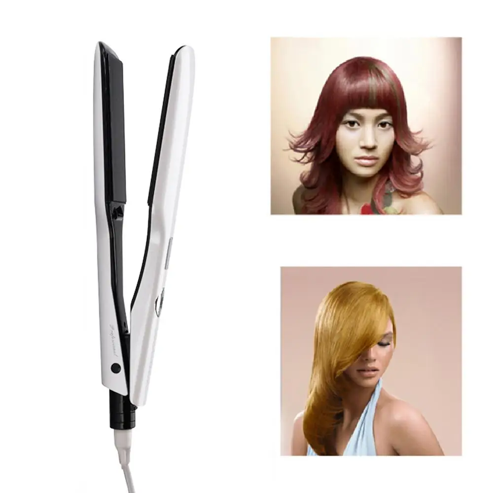 3D Rotating Hair Straightener Professional PTC Hair Styling Iron Fast Heating Flat Iron with Wide Heating Plate and LCD Screen 3D Rotating Hair Straightener Professional PTC Hair Styling Iron Fast Heating Flat Iron with Wide Heating Plate and LCD Screen