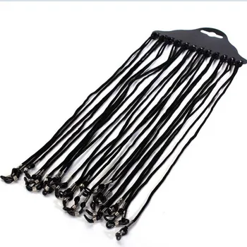 

New Adjustable 12pcs/lot Black Eyeglass Glasses Sunglasses Neck Cord Strap String Lanyard Holder