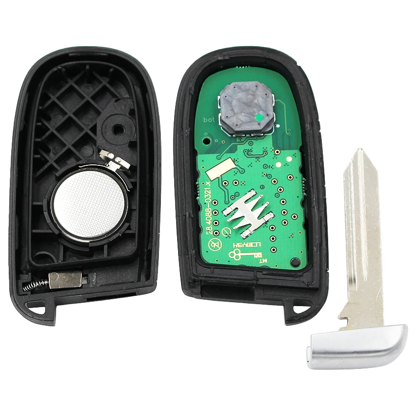 2+ 1/3 кнопки дистанционного Управление ключ 433 МГц для Dodge Durango путешествие 2011- Для Джип на пульте управления с ID46 чип FCC, аддитивного цветового пространства: M3N40821302