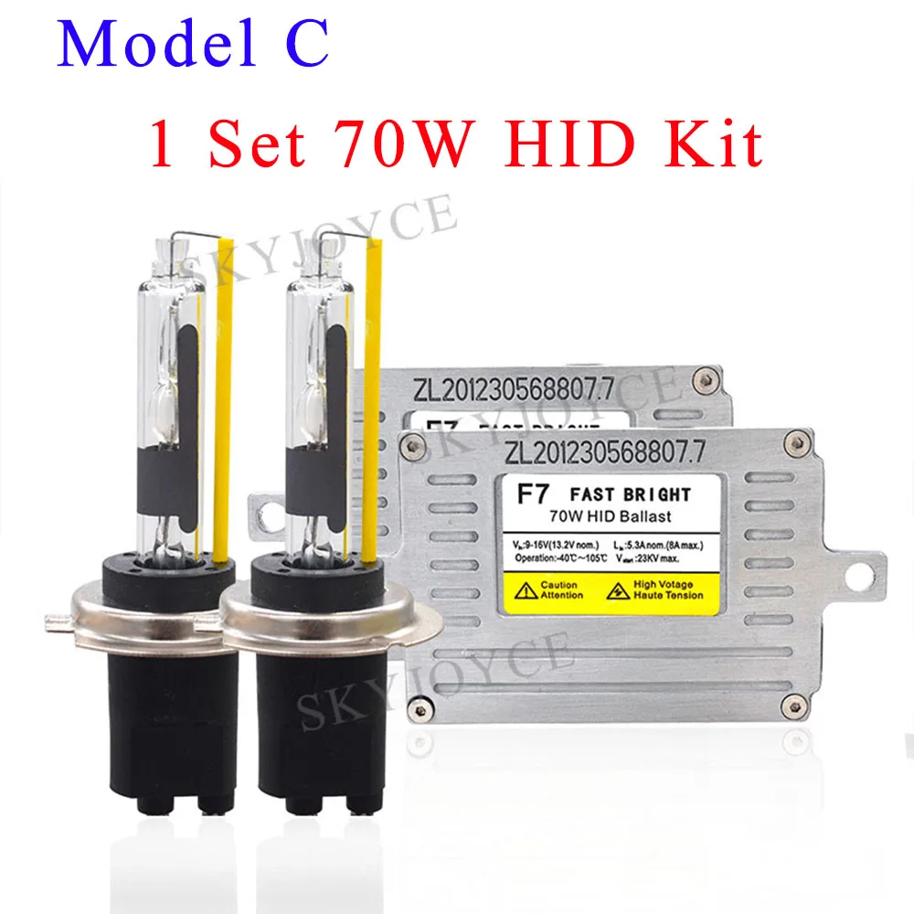 Оригинальный 70 Вт hid DLT комплект фар AC F7 HID балласт быстрая яркая металлическая