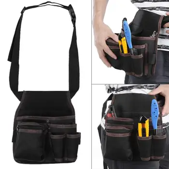 

3 Layers Multi-function Electrician Storage Tools Waist Belt Bags Hardware Electrical Pouch Toolkit Bags Coffee Packet Bag