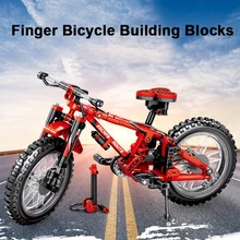 Fingerbike мини велосипед Bmx Finger Bikes Technic 3D горный складной велосипед гранулы строительные блоки классическая модель кирпичи