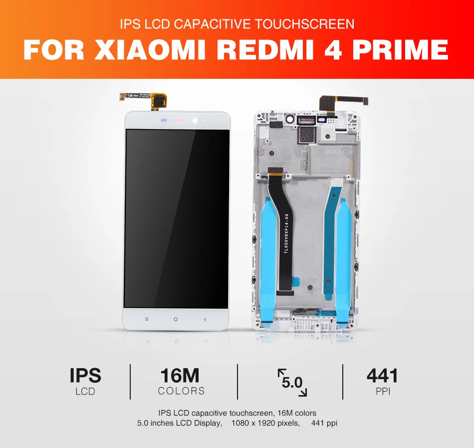 Для Xiaomi Redmi 4 Pro ЖК-дисплей с рамкой экрана сенсорная панель Redmi 4 Prime 3 ГБ 32 ГБ ЖК-дисплей дигитайзер Запасные части