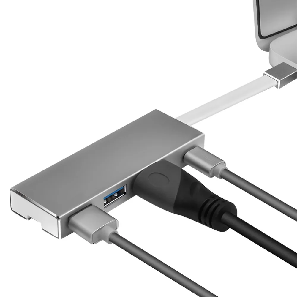 

Foldable Type-c to HUB ( 2 Port USB3.0 + USB2.0 + HDMI 4K 30Hz for Nintendo Switch) + Type-c PD Supply Power USB C HUB