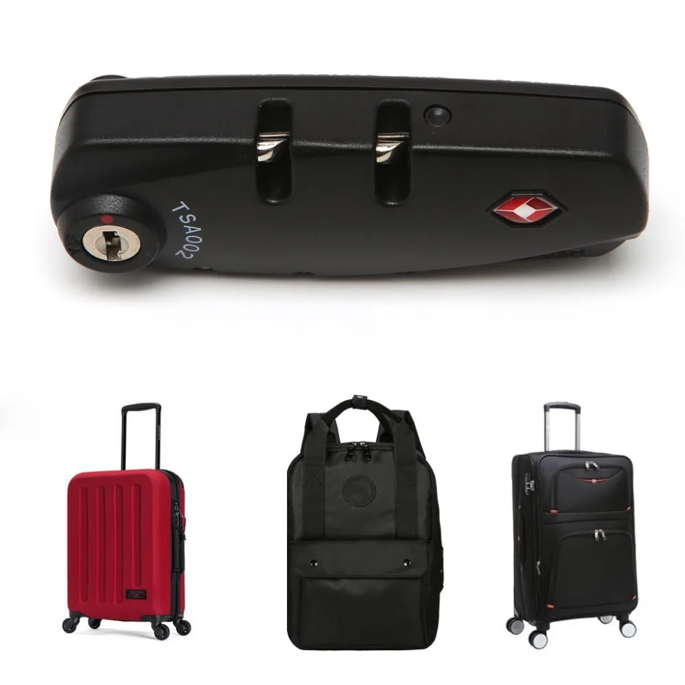 TSA 3 Digit Combination Resettable Travel Suitcase Luggage Code Lock
