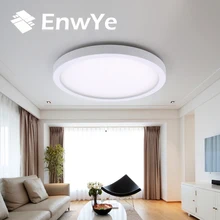 EnwYe 6W 9W 13W 18W 24W 36W 48W LED Panel Circular luz montado en la superficie Luz de techo led AC 85-265V lampada led lámpara