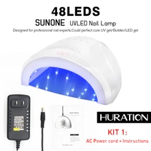 48 Вт УФ светодиодный Сушилка для ногтей лампа для маникюра для всех гелей лак с автоматичесой сушки лампа датчик умный контроль температуры
