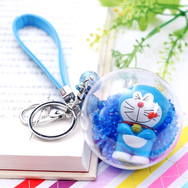

Kawaii Anime Cartoon Doraemon Keychain Figures Cosplay Key Chain Pendants Accessories Action Figure Toys Doll