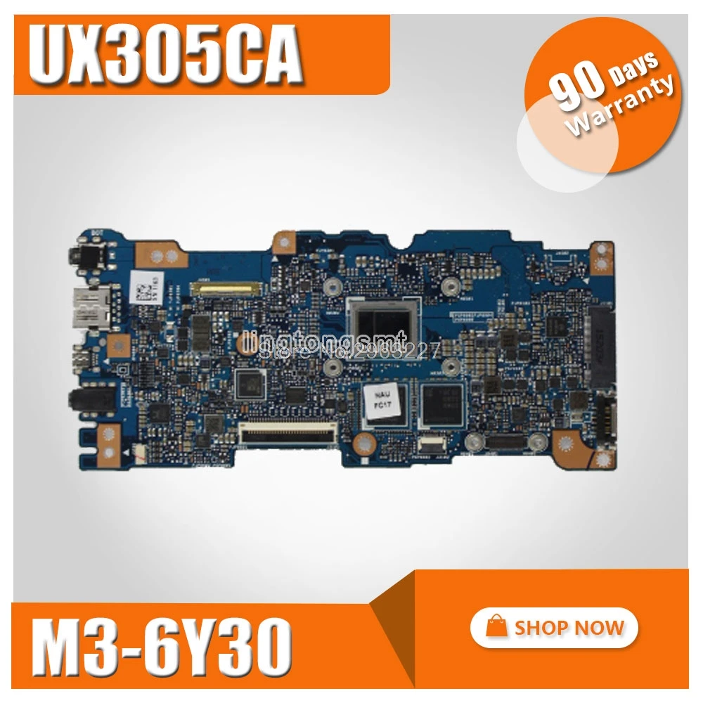 

New ! Akemy UX305CA Motherboard W/ M5-6Y54-CPU 8GB-RAM For ASUS UX305CA UX305C U305C Mainboard 100% test OK