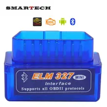 SMARTECH Android Car GPS accessory OBD2 ver 2.1 ELM327 Bluetooth Auto Diagnostic Tool Scanner