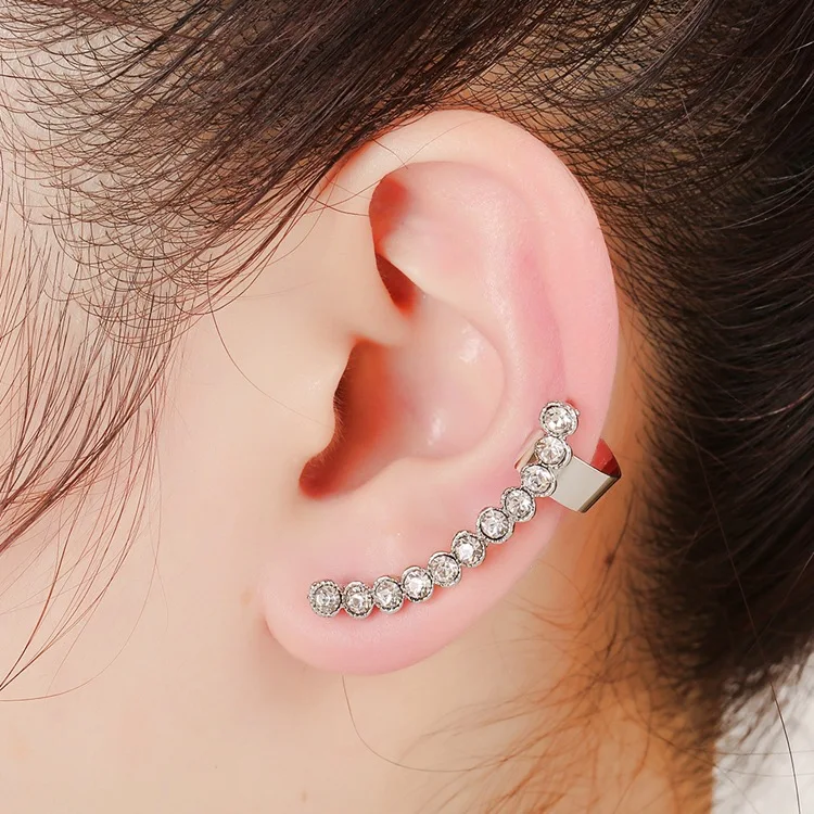 

Korean fashion trendsetter oorbellen ear clip earrings cuff aretes pendientes brincos aros bijoux orecchini donna joyas