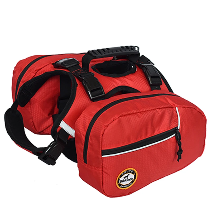 Multifunctional Dog Pets Backpack Night Safety Reflective Harness