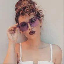 Ограниченное количество, зеркало для взрослых, очки, новинка, соединенные солнцезащитные очки, женские, брендовые, в европейском и американском стиле, модные,, Personalit