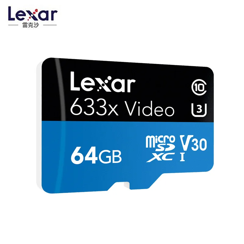 Оригинал! Lexar 128 ГБ 256 512 Micro SDXC карта U3 32 Гб 64 SD SDHC памяти высокая скорость TF класс 10