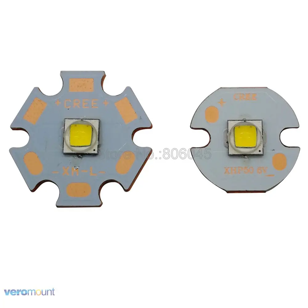 Светодиодный излучатель Cree XM L2 T6 10 Вт холодный белый нейтральный теплый