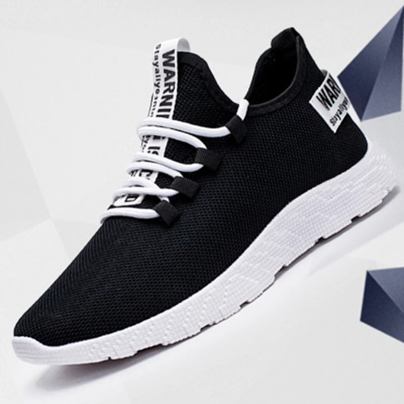 Mesh Men Casual Shoes-up Men Shoes Lightweight Comfortable Breathable Walking Sneakers Tenis Feminino Zapatos Dropship