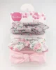 Bajo costo 2021 nuevo 3 unids/lote bebé diadema flor impresión hairwear para recién nacido bebé niña diadema para poco diademas de chica de los niños MR5AoJWA