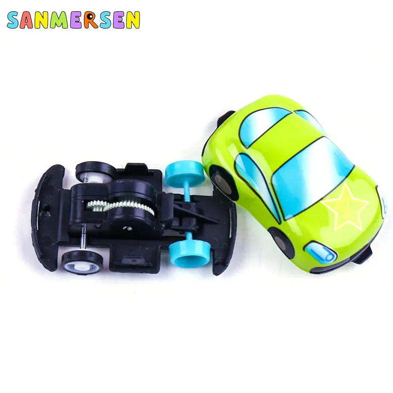 Mini Hot Wheels Pull Back Car Toys Vehicle Children Racing Car Baby Cars Cartoon Pull Back 3