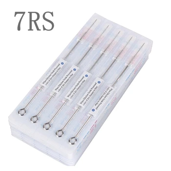 

YILONG Box Of 50PCS 7RS Premade Sterilized Tattoo Needles Supply With Disinfection Tablet