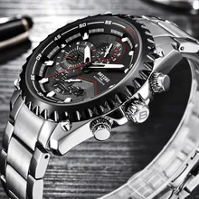 BOYZHE автоматические часы мужские брендовые водонепроницаемые механические часы из нержавеющей стали мужские спортивные часы с хронографом relogio masculino