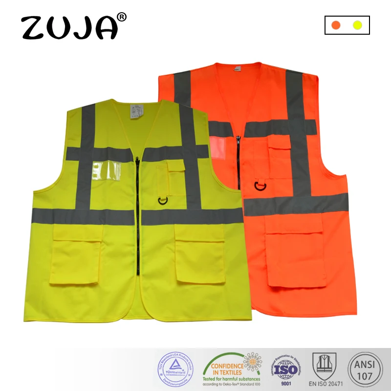 

High Visibility Workwear Reflective Warning Vest