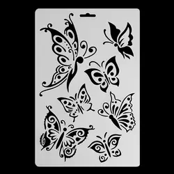 DIY ремесло бабочка рисунки на стену Скрапбукинг Декоративные тиснение бумажные карточки # K4UE # Прямая поставка