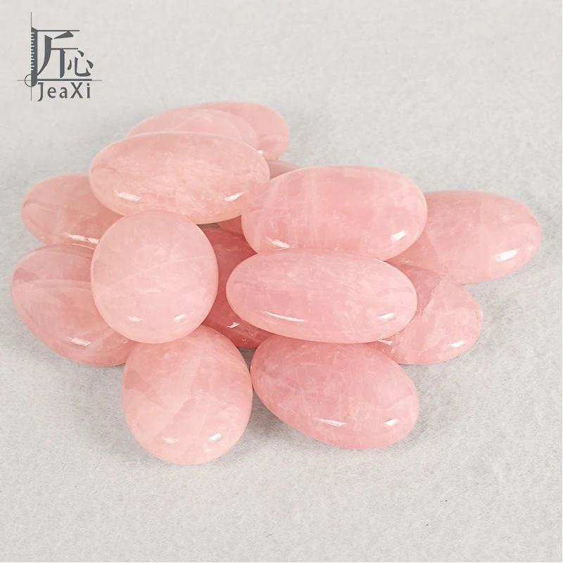1pcs Massage Stones Soap Rose Quartz Natural Energy Stone SPA Rocks