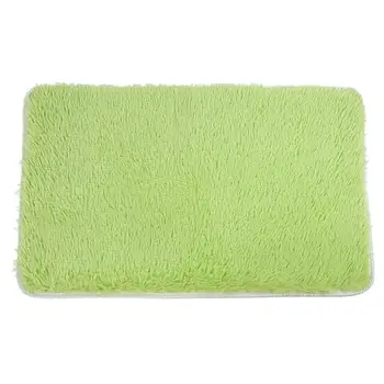 

Fluffy Rugs Anti-Skid Area Rug Dining Room Home Bedroom Carpet Floor Mat(19.6 inch x 31.5 inch , Green)