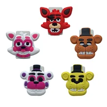 5 шт. ПВХ мультфильм бумажные зажимы пять ночей на книжных концах Фредди Офисные и Школьные Аксессуары проводящие для сбора Связки классификация