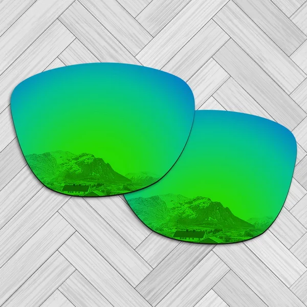 Emerald Green E.O.S 20+ опций Замена объектива для солнцезащитных очков Окли Frogskins - Цвет линз: Emerald Green